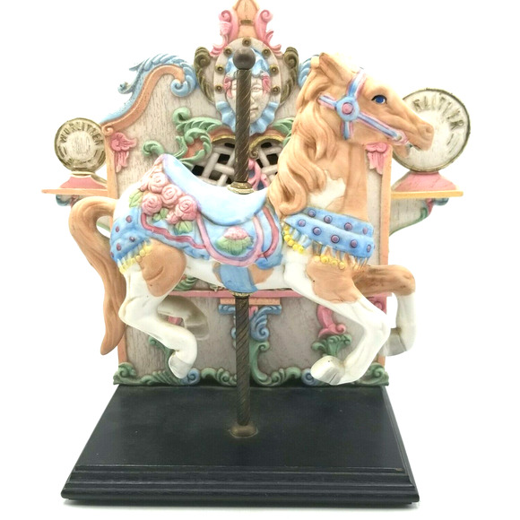 Willits Designs Carousel Memories Music Box Vintage 1987 Plays "As Time Goes By" - Picture 1 of 12